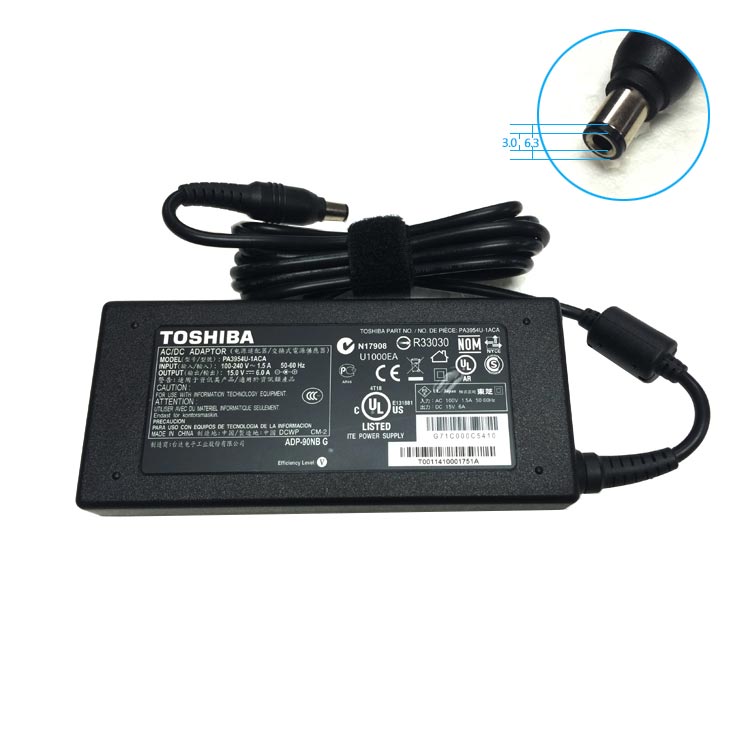 PA2501U,PA2521U PC adaptateur pour 90W Toshiba 2500 PA2501U PA2521U PA3201U