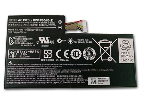AC13F8L,AC13F3L PC batterie pour Acer Iconia Tab A1-A810 Tablet AC13F8L AC13F3L