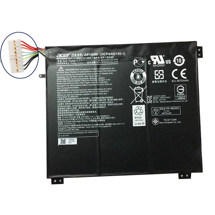 AP15H8I PC batterie pour Acer Cloudbook 14 AO1-431 Aspire One Cloudbook 14