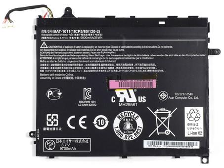 BAT-1011,1ICP5/80/120-2 PC batterie pour Acer Iconia Tab A510 BAT-1011 1ICP5/80/120-2