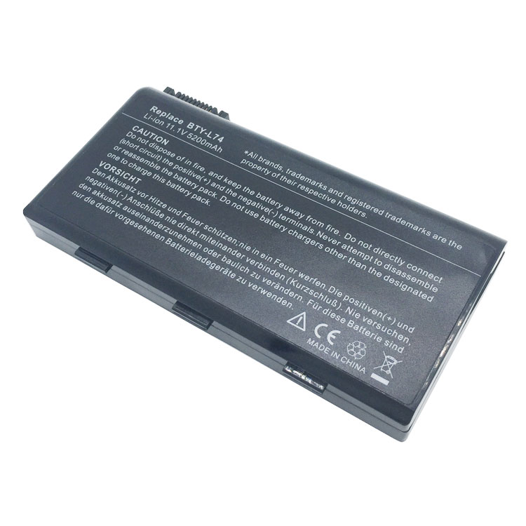 BTY-L74,BTY-L75 PC batterie pour MSI A5000 A6000 A6200 All Series