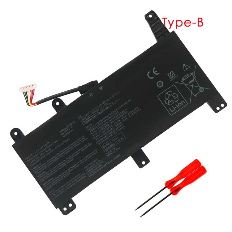 C41N1731 PC batterie pour ASUS ROG Strix Hero II S7D S5D PLUS G531G G531GV G512L G712L G731GW G732