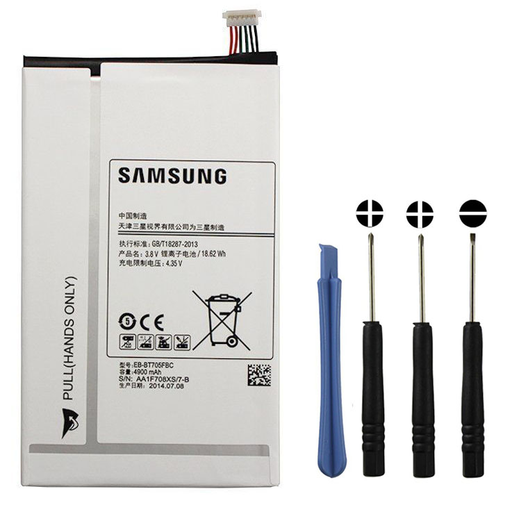 EB-BT705FBC PC batterie pour Samsung Galaxy Tab S 8.4 SM-T700 T701 T705 T705C With Tools