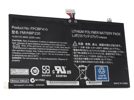 FPCBP410,FMVNBP230 PC batterie pour Fujitsu LifeBook UH574 UH554 FPCBP410 FMVNBP230