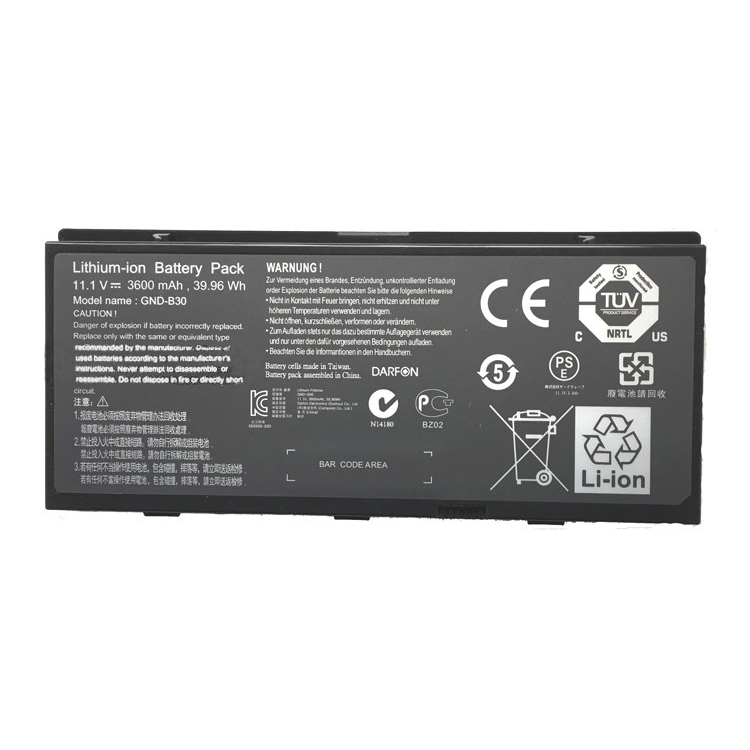 GND-B30,M1405 PC batterie pour Gigabyte M1405 X7 X3 Plus v5 X5S V2