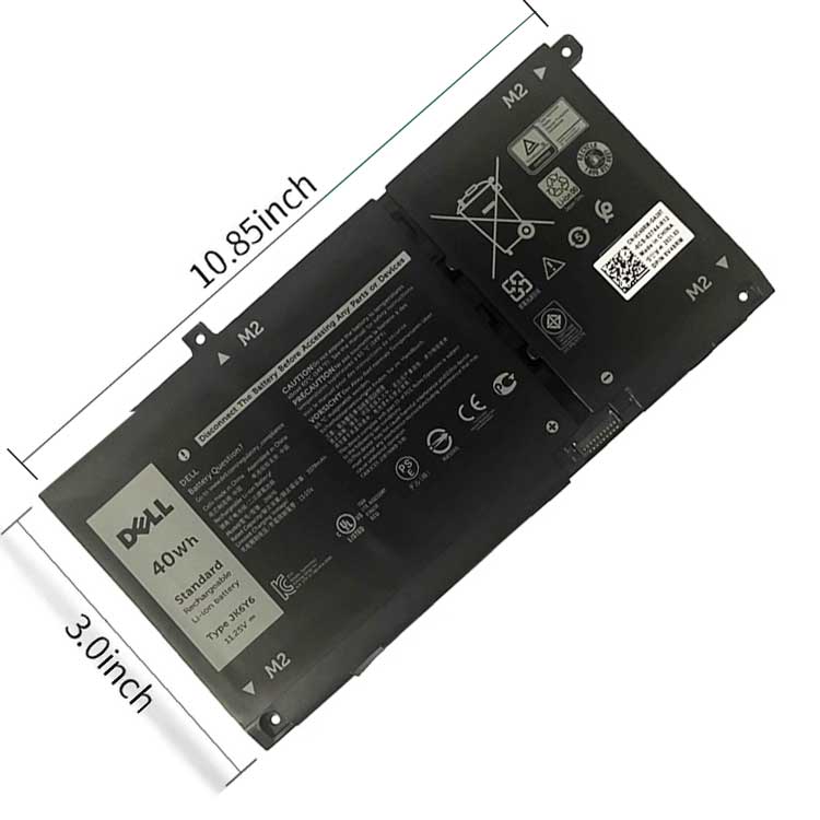 JK6Y6 PC batterie pour Dell Latitude 3410 3510 Series Inspiron 7405 7506 2-in-1 Series
