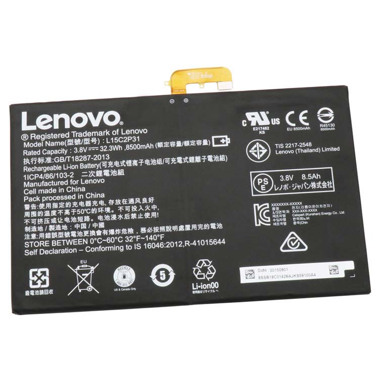 L15C2P31 PC batterie pour Lenovo Yoga Book YB1-X91F YB1-X91L YB1-X91X YB1-X90F
