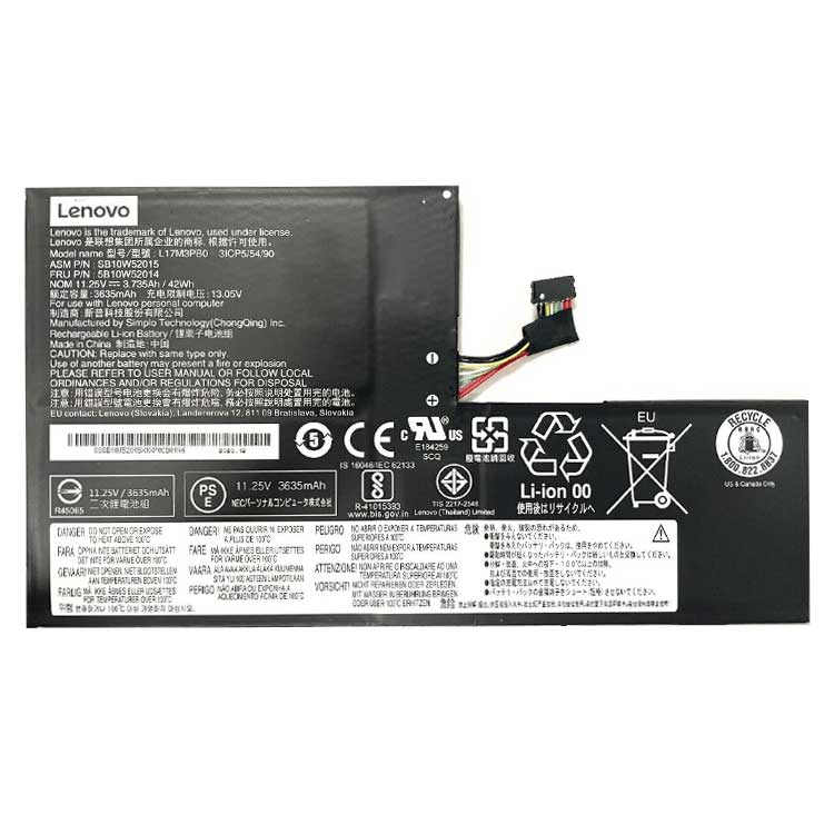 L17C3PG0,L17M3PB0 PC batterie pour Lenovo Chromebook N24 500E-81es 300E-81H0 100e-81ER 4 Cell
