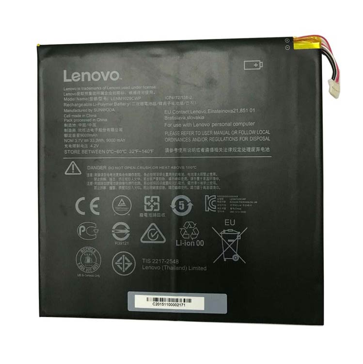 LENM1029CWP PC batterie pour Lenovo MIIX310 Series 5B10L13923 5B10L60476