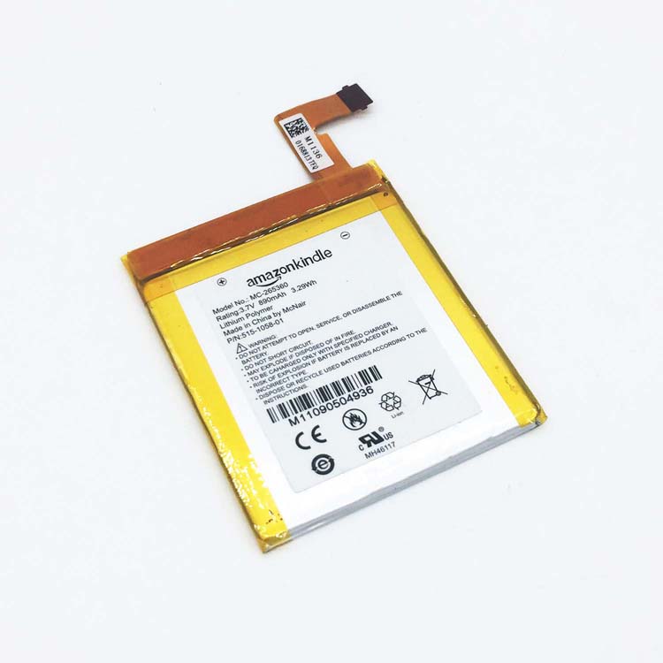 MC-265360 515-1058-01  PC batterie pour Amazon Kindle 4, 4G, 5, 6, D01100 + Tools