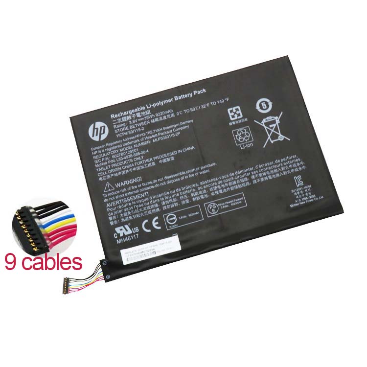 1ICP4/83/115-2,MLP3383115-2P PC batterie pour HP Pavilion X2 10-K00 K010NR 10-K020NR 789609-001