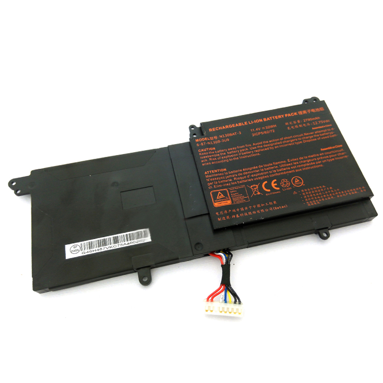 N130BAT-3 PC batterie pour Clevo N130BU Sager NP3130
