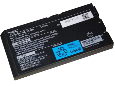 PC-VP-WP105,OP-570-76982 PC batterie pour Nec PC-LL770VG PC-LL750VG6B PC-VP-WP105 OP-570-76982