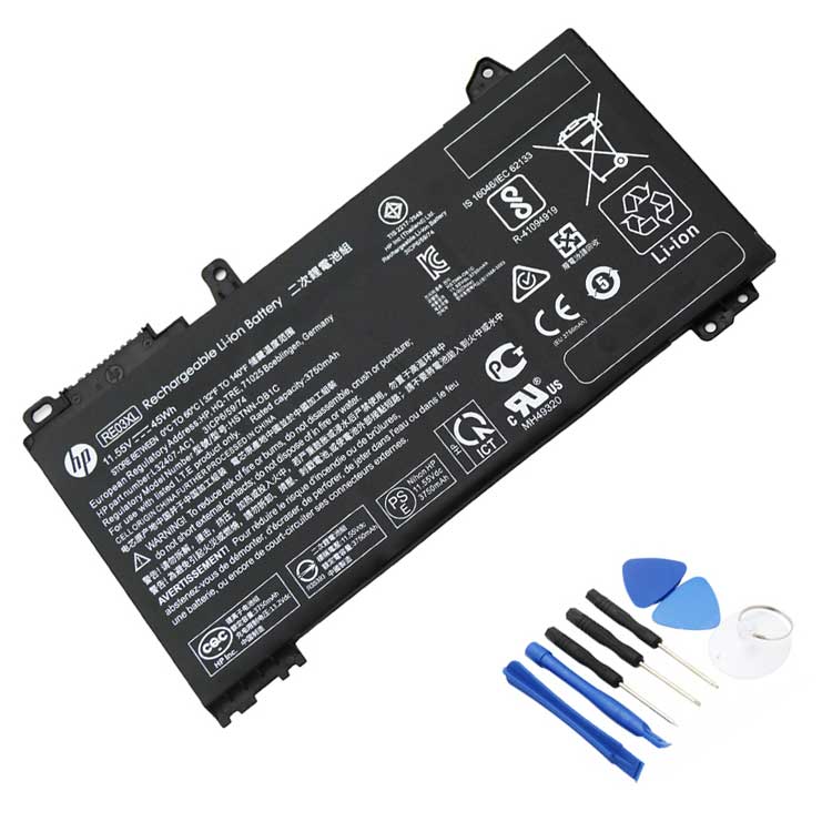 RE03XL,HSTNN-OB1C,HSTNN-DB9A,HSTNN-UB7R,L32407,L32656,HSN-Q17C PC batterie pour HP ProBook 430 440 445 450 455 ZHAN 66 13 14 13