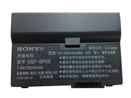 VGP-BPS6,VGP-BPL6 PC batterie pour SONY VAIO VGN-UX180 VGN-UX280 VGN-UX007
