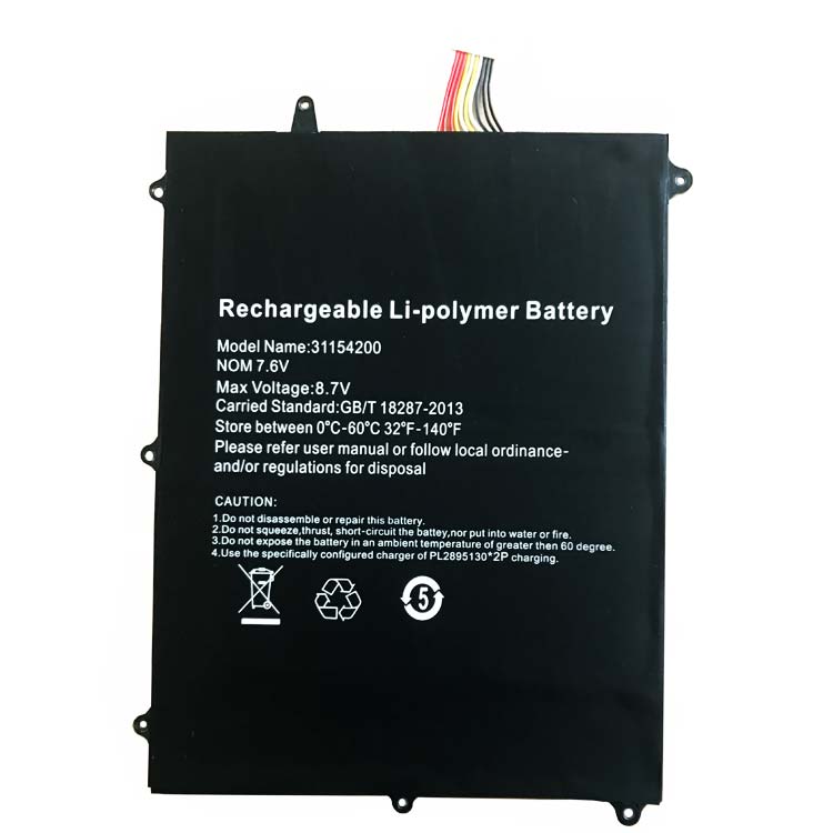 31154200 PC batterie pour Teclast F6Pro F6 Pro