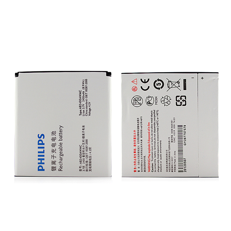 AB2400AWMC smartphone batterie pour Philips Xenium D833 W6500 W732 W736 W832
