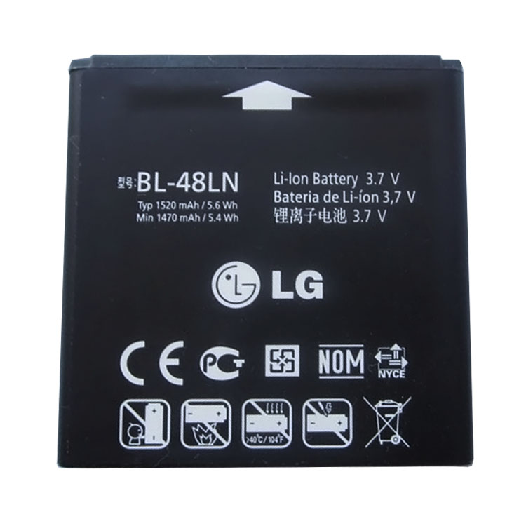 BL-48LN smartphone batterie pour LG Optimus 3D MAX P720 Elite LS696 myTouch Q C800