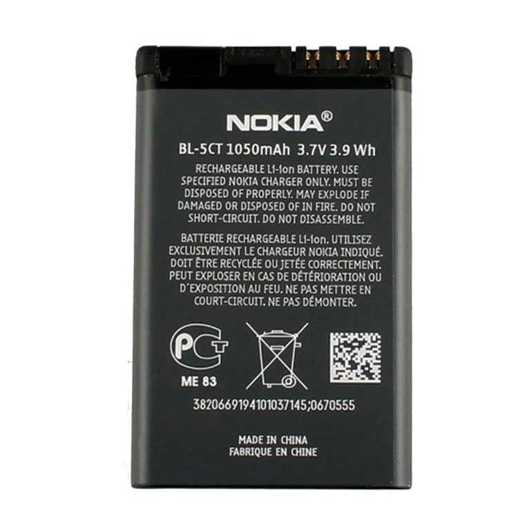 BL-5CT smartphone batterie pour NOKIA 5220XM 6730 C5-00 C6-01 C3-01 6303C