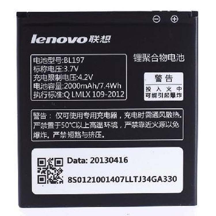 BL197 smartphone batterie pour Lenovo S868T S720 S720i S750 A820T A798T A800 A820