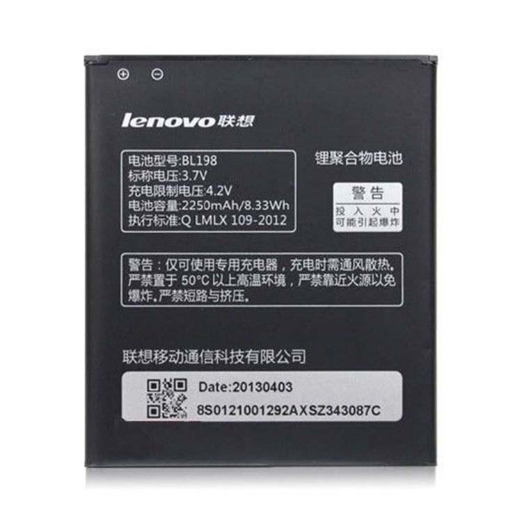 BL198 smartphone batterie pour Lenovo S880 A678T A850 K860 A830 A860E