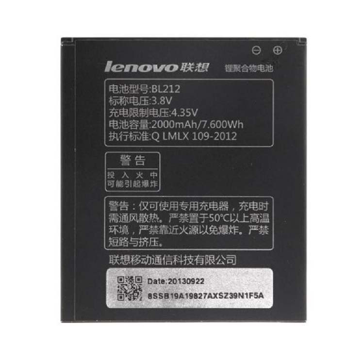 BL212 smartphone batterie pour Lenovo Golden Warrior S8 S898T+ A708T A628T A620T
