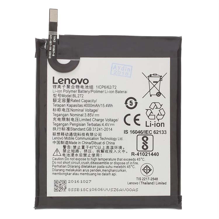 BL272 smartphone batterie pour Lenovo Smartphone