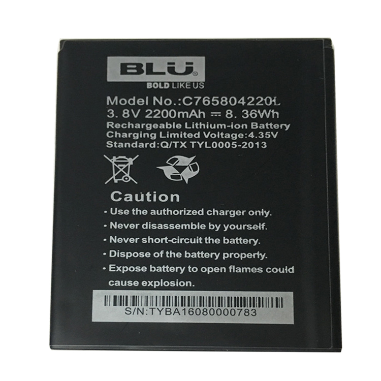 C765804220L smartphone batterie pour BLU Win HD W510 W510U W510L