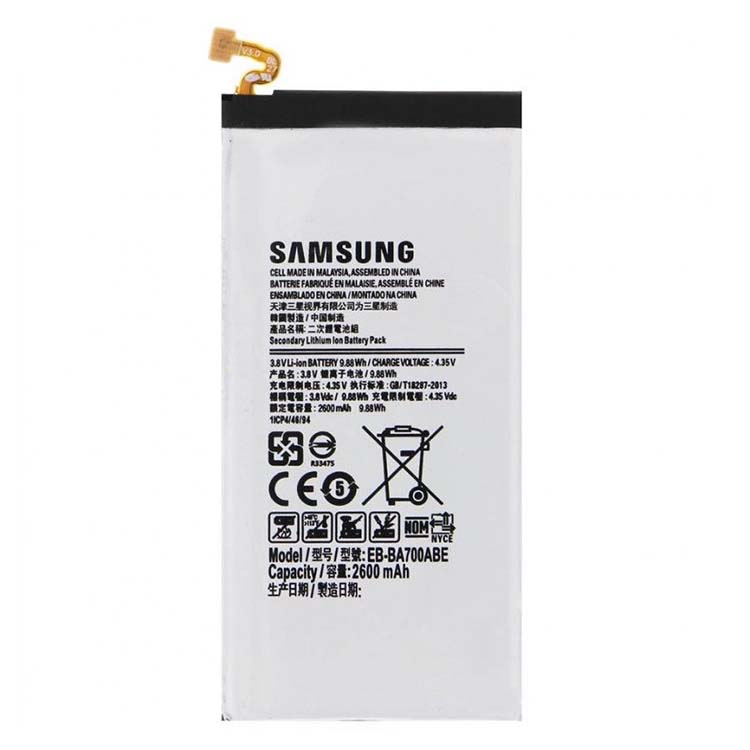 EB-BA700ABE smartphone batterie pour Samsung Galaxy A7 A700 A700FD A700S A700L