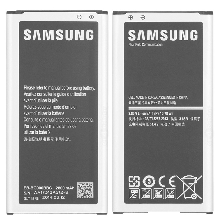 EB-BG900BBC smartphone batterie pour Samsung Galaxy S5 SV i9600 SM900