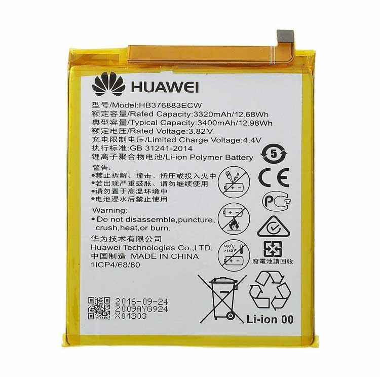 HB376883ECW smartphone batterie pour HuaWei P9 Plus VIE-AL10 P9s