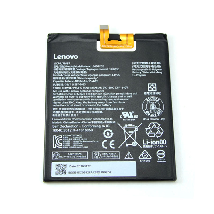 L16D1P32 smartphone batterie pour Lenovo Tablet Smart Phone PB2-670N