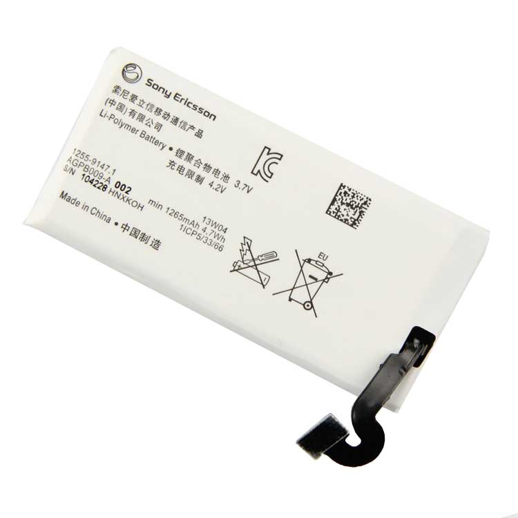 AGPB009-A002 smartphone batterie pour Sony Xperia sola MT27 MT27i 1265mAh +Tools
