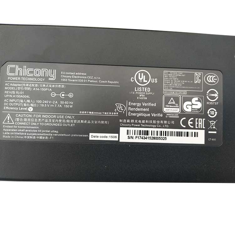 CHICONY A150A004L Chargeur Adaptateur