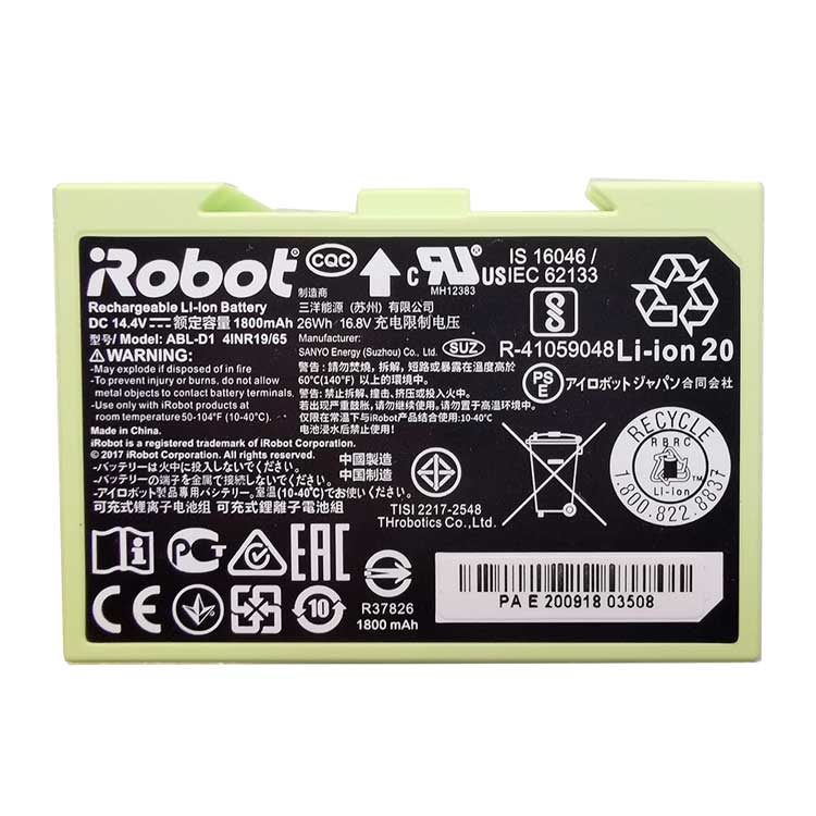 iRobot Roomba e5 e6 i3 i4 i6 i7+ laptop battery