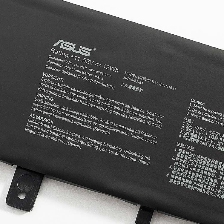 ASUS B31N1631 Batterie ordinateur portable
