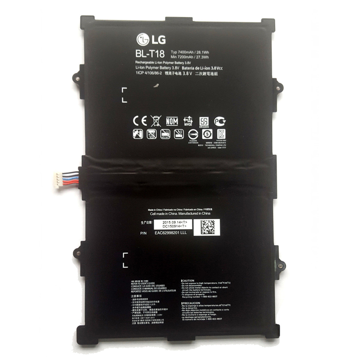 LG LG G Pad ll 10.1 V940 Batterie ordinateur portable