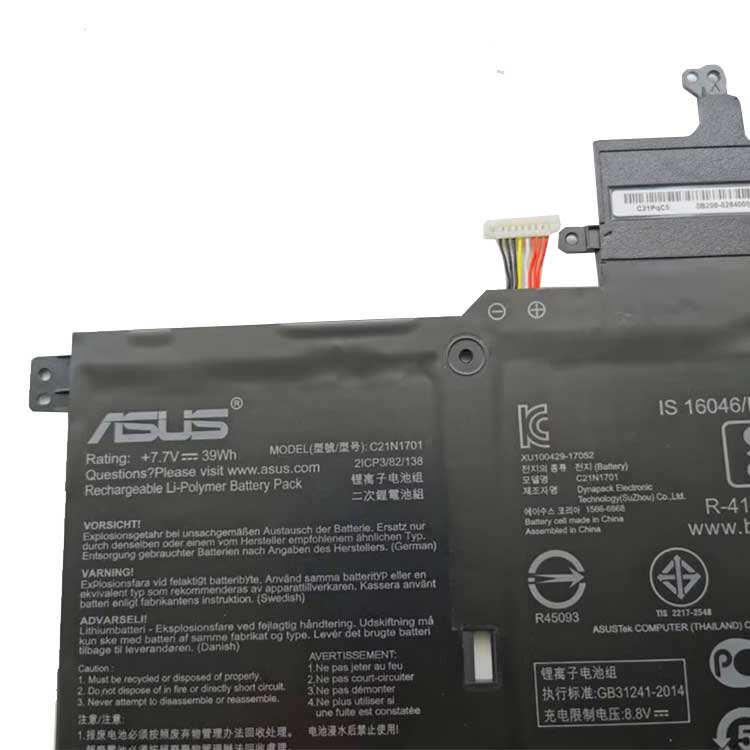 SAMSUNG C21N1701 Batterie ordinateur portable