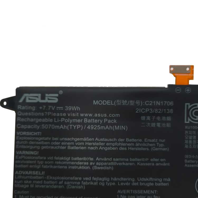 ASUS C21N1706 Batterie ordinateur portable