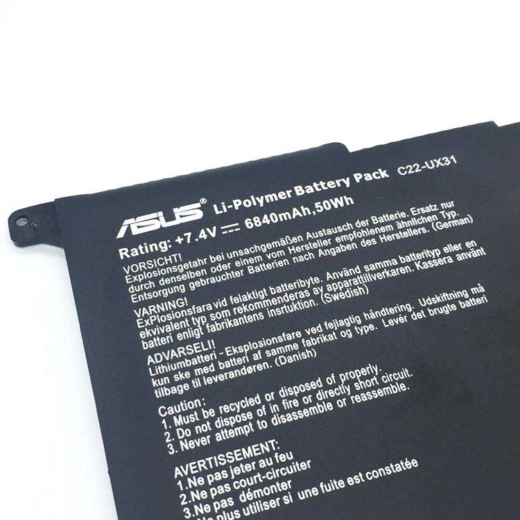 ASUS C22-UX31 Batterie ordinateur portable