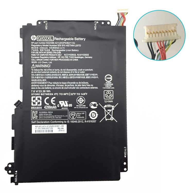 HP GI02XL batterie