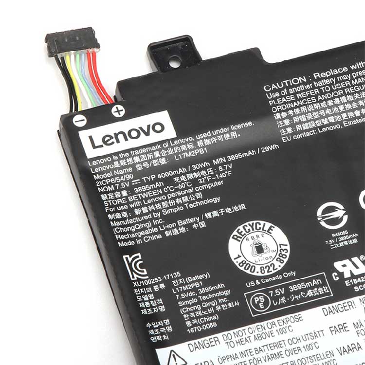 LENOVO L17C2PB2 Batterie ordinateur portable