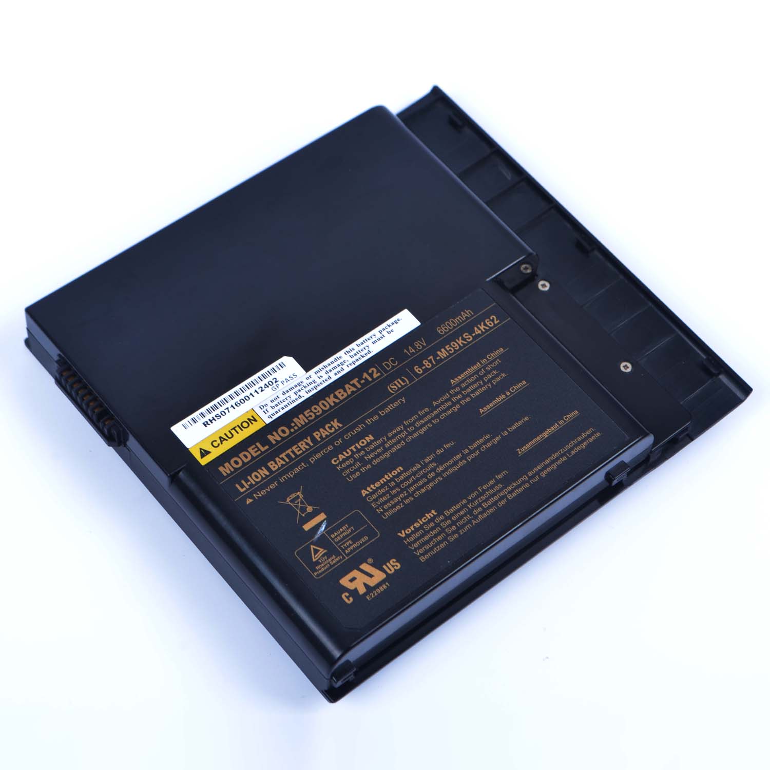 Clevo M59, M59K, M590, M59KE, M590K, M590KE  laptop battery