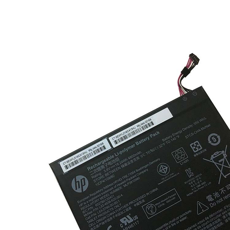 HP MLP3810980 Batterie ordinateur portable