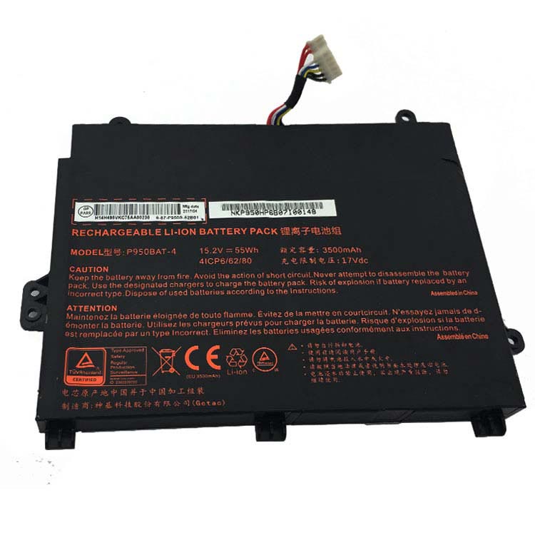 Clevo P957HR P950HR P950HP laptop battery