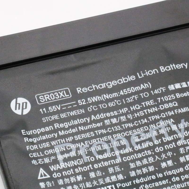 HP SR03XL Batterie ordinateur portable