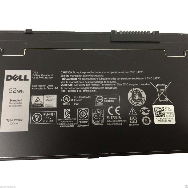 DELL VFV59 Batterie ordinateur portable