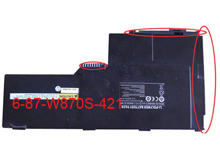 Clevo W87 W870 W860BAT-3 6-87-W870S-421A laptop battery