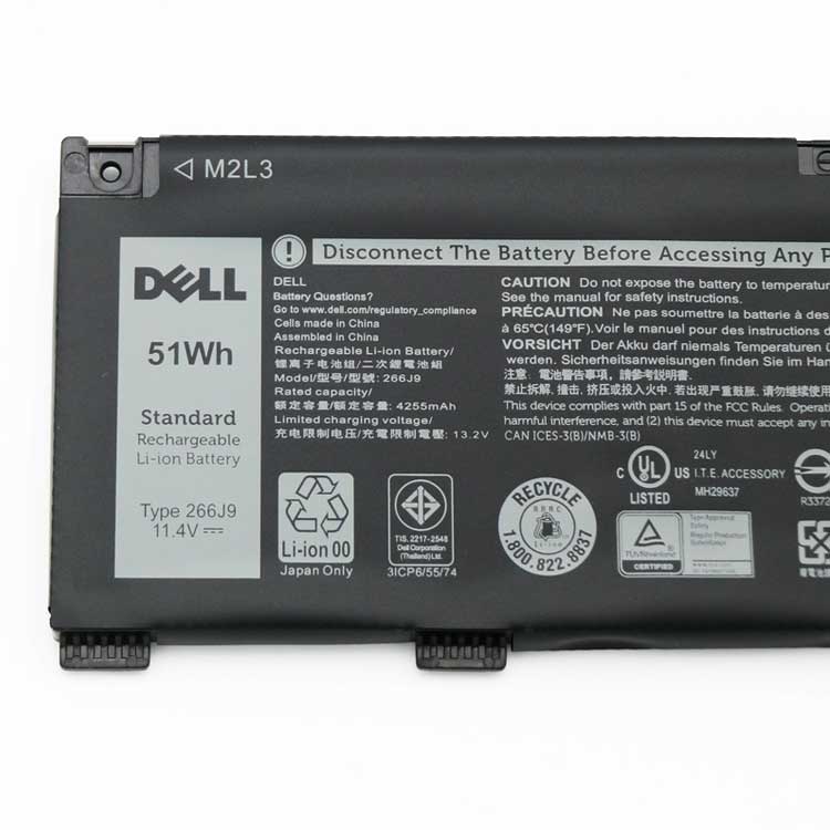 DELL 266J9 Batterie ordinateur portable