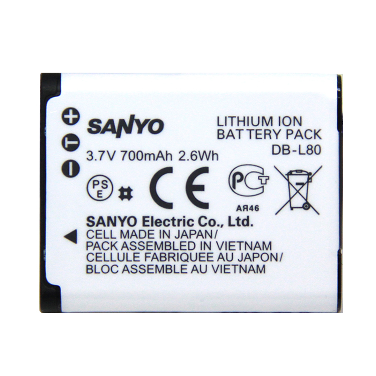 SANYO VPC-CS1 CG20 CG88 CG100 CA100 GH1 GH3 laptop battery